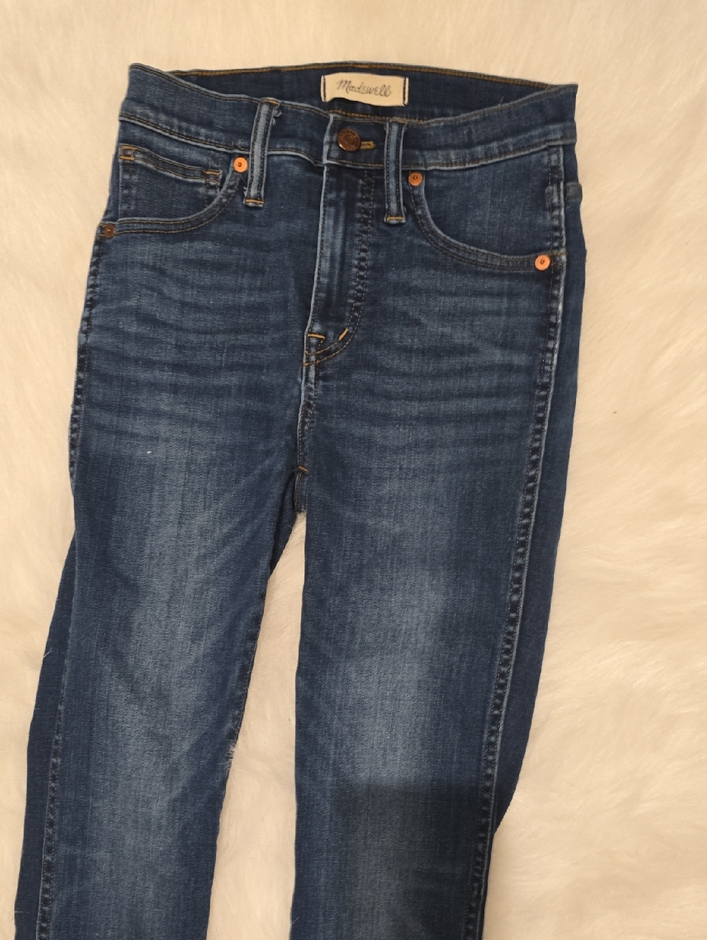 Madewell Indigo Skinny High-Rise Jeans